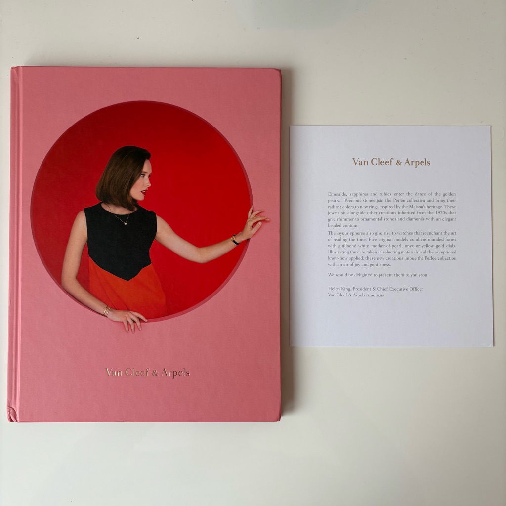 Van Cleef Arpels Hardcover Catalog Book Winter 2022 Perlee Collection